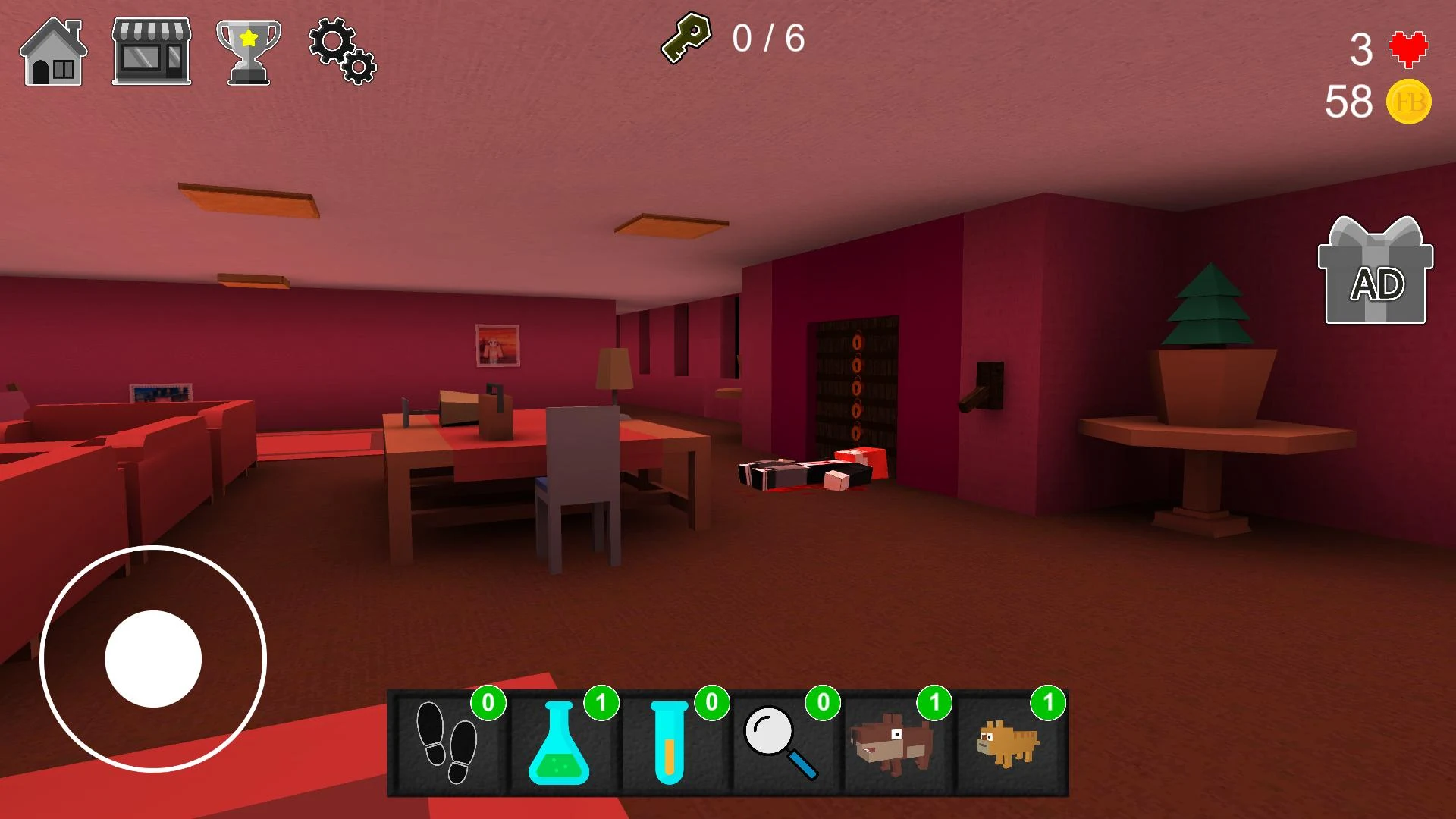 Night Horror In The Pink House screenshot