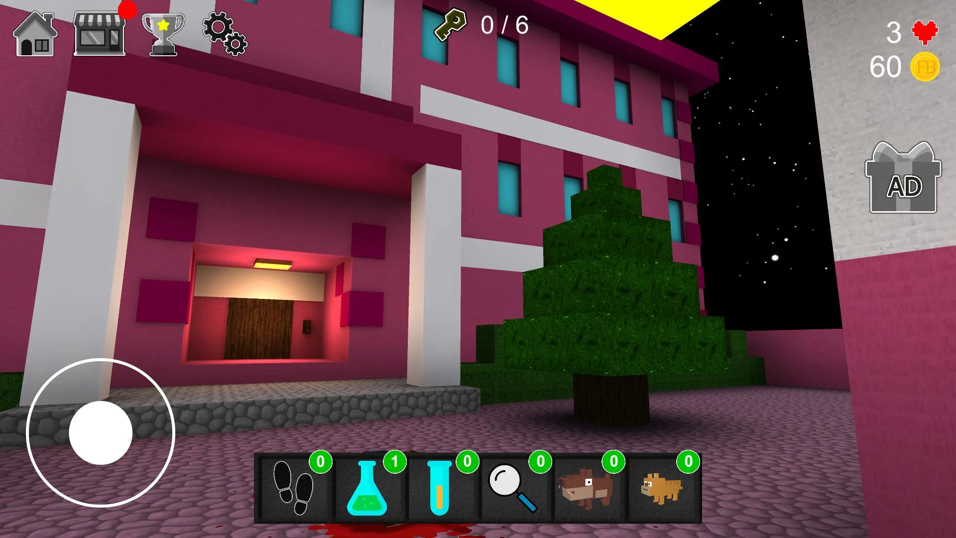 Night Horror In The Pink House screenshot