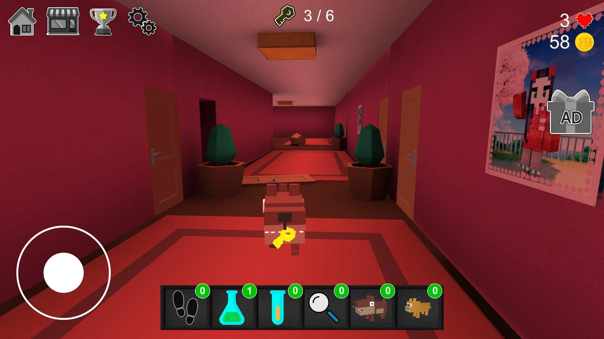 Night Horror In The Pink House screenshot