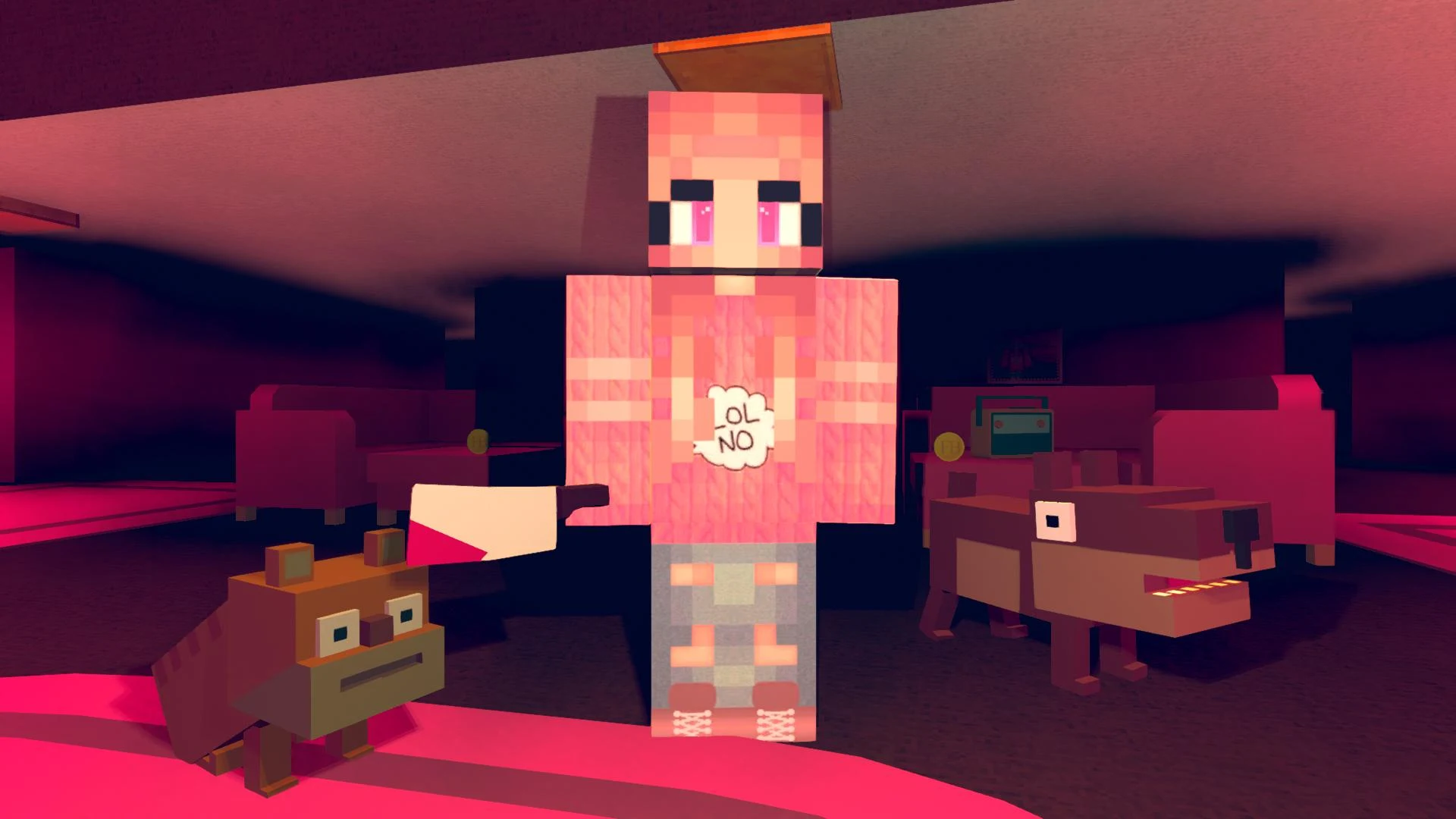 Night Horror In The Pink House screenshot